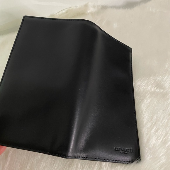 NWT Coach Black Slim Passport Wallet - Picture 5 of 7